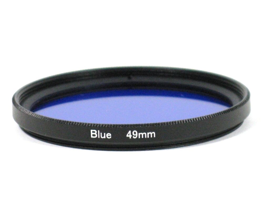 Blue 49mm Filter