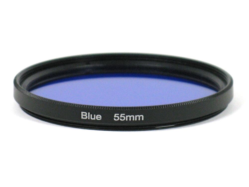 Blue 55mm Filter