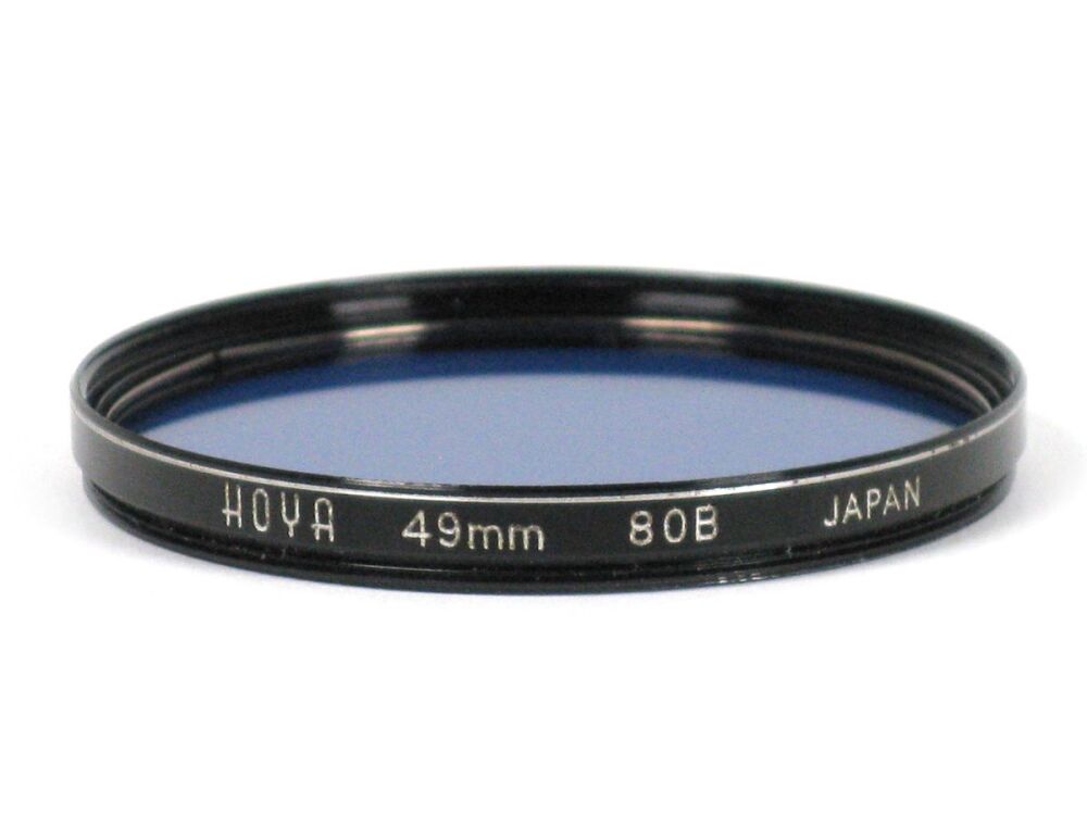 Hoya 49mm 80B Filter