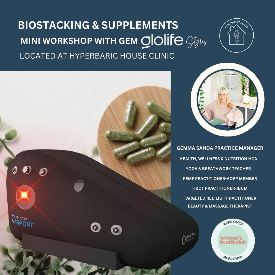 Sunday  3rd May 10am till 11.30am Women's Biostacking & Supplements Workshop