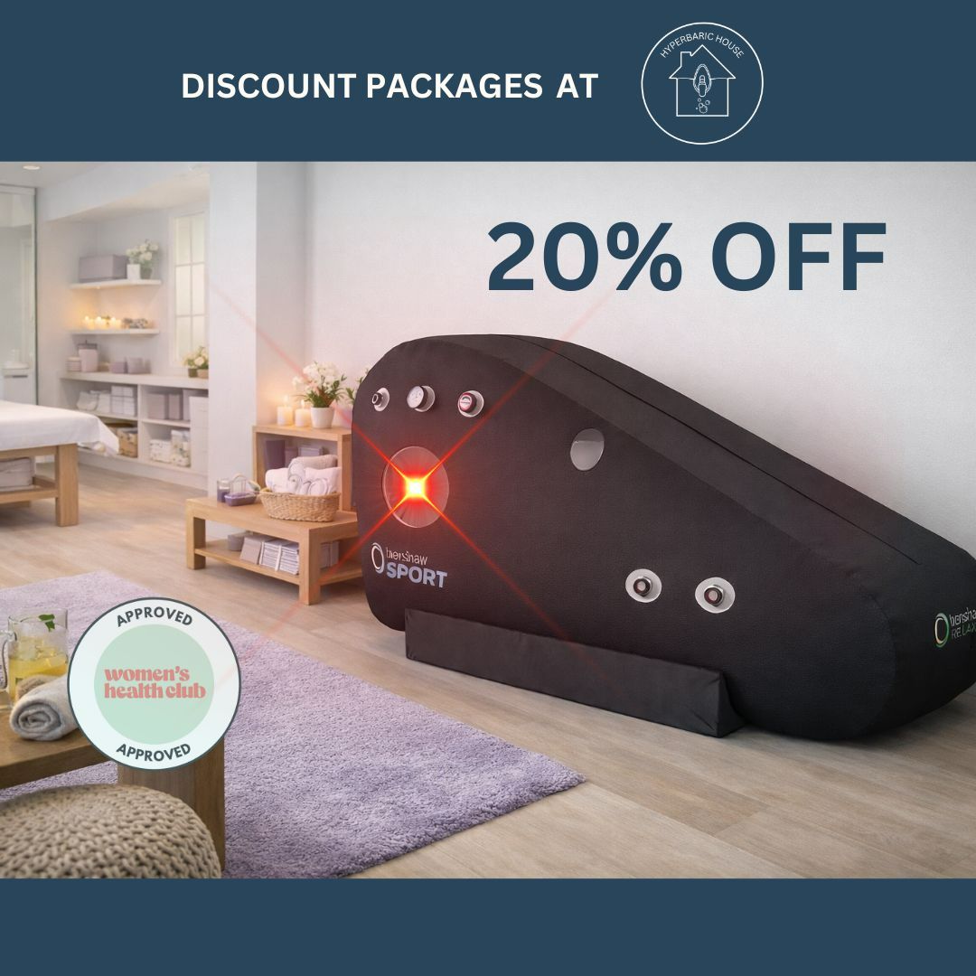 12 Session HBOT Package &ndash; &pound;480 (Includes Optional THBOT add on) saving &pound;120