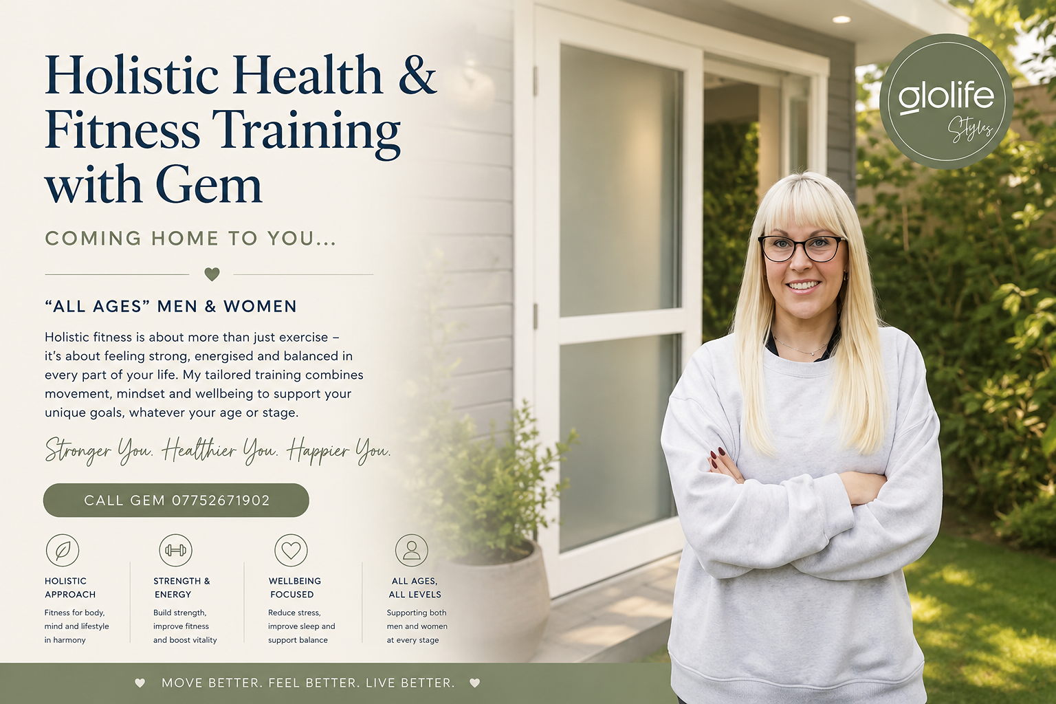 Women's holistic personal training and health coaching in Manchester with Gemma Sanda at Hyperbaric House.