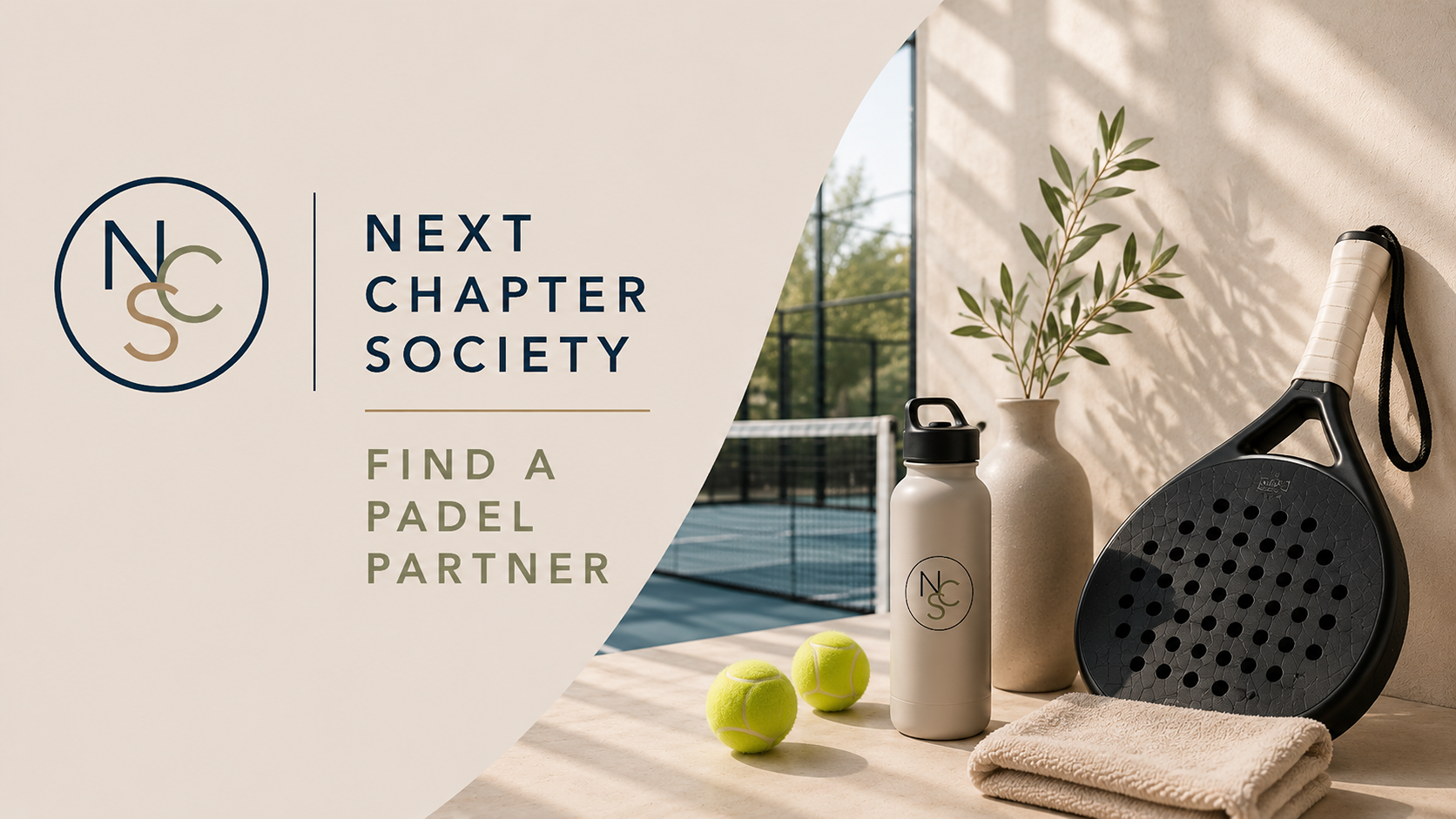 Find a padel partner in South Manchester through Next Chapter Society.