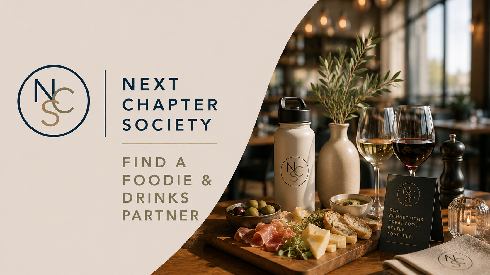 Connect with food lovers and dining companions across South Manchester through Next Chapter Society.