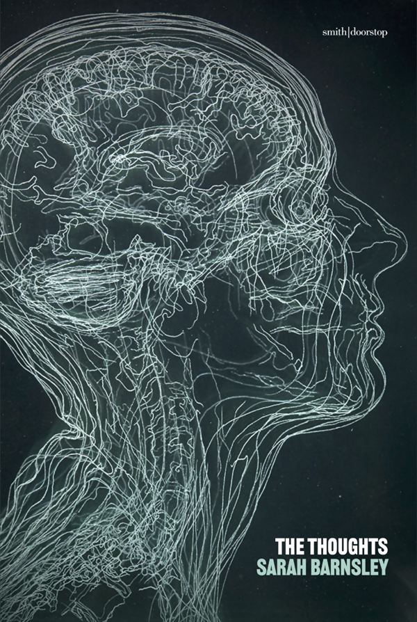 Cover design for The Thoughts a poetry collection by Sarah Barnsley