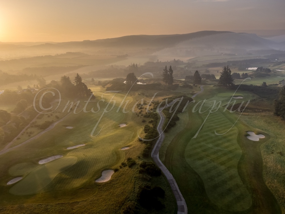 Fog over 1st & 18th PGA
