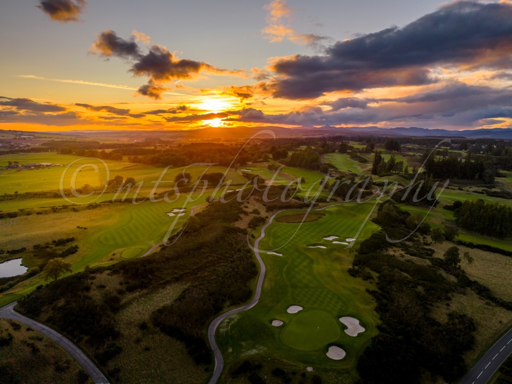Sunset over 3rd & 8th PGA