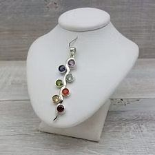 CHAKRA SILVER PENDANT ON SILVER CHAIN