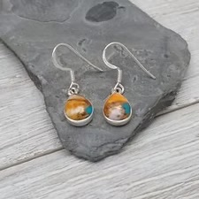 OYSTER MOJAVE TURQUIOSE TEARDROP EARRINGS