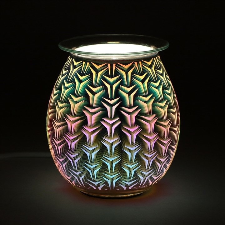 3D GEOMETRIC LIGHT UP ELECTRIC OIL BURNER