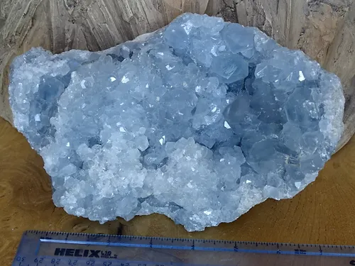 CELESTITE DRUZE CLUSTER