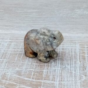 CRAZY LACE AGATE ELEPHANT