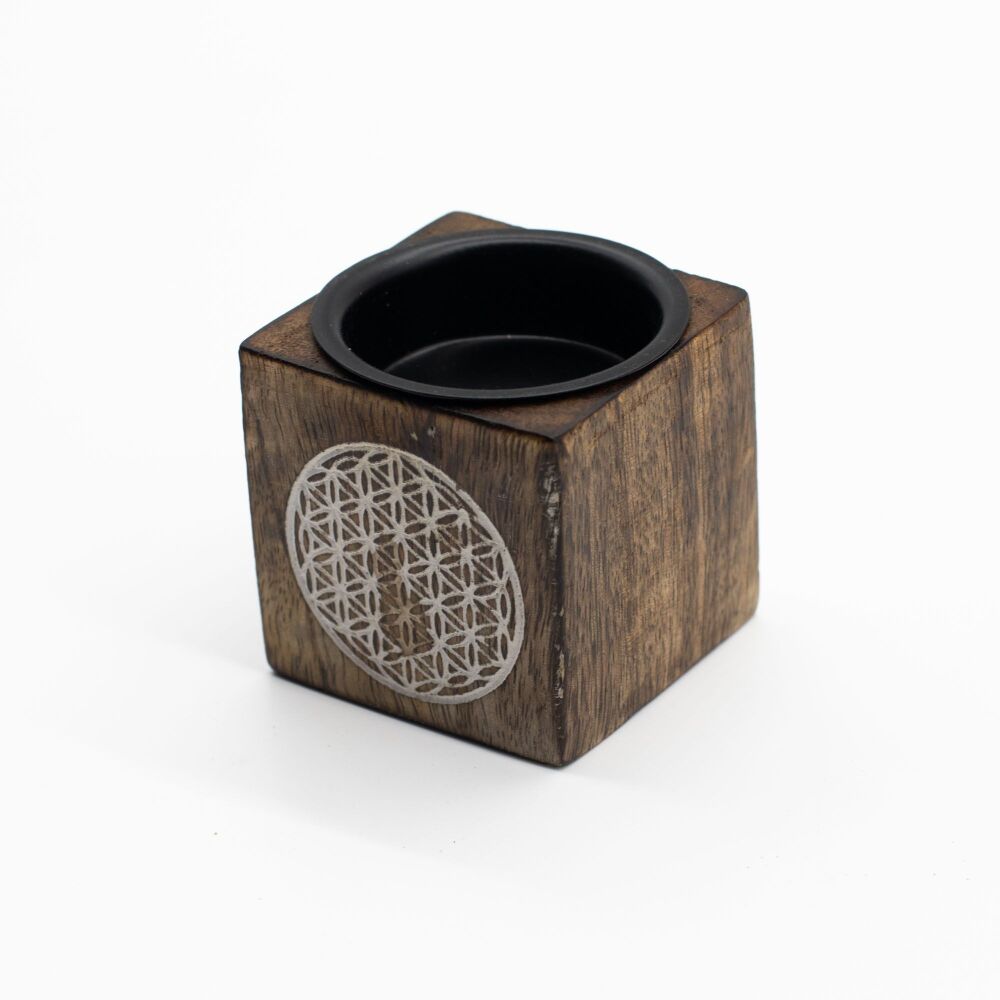 CUBE MULTI PURPOSE HOLDER - FLOWER OF LIFE