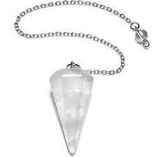 SNOW QUARTZ PENDULUM