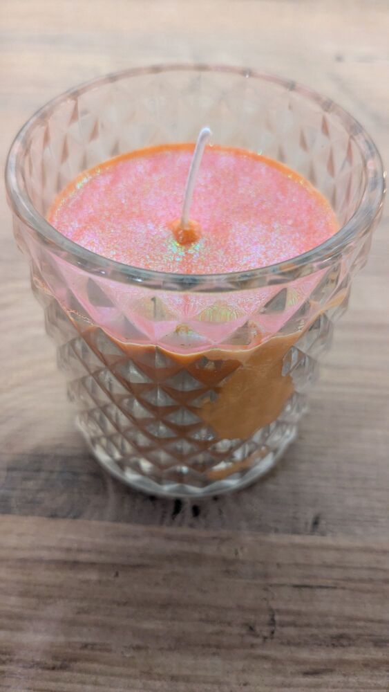 Bamboo Lidded glass candles- customizable