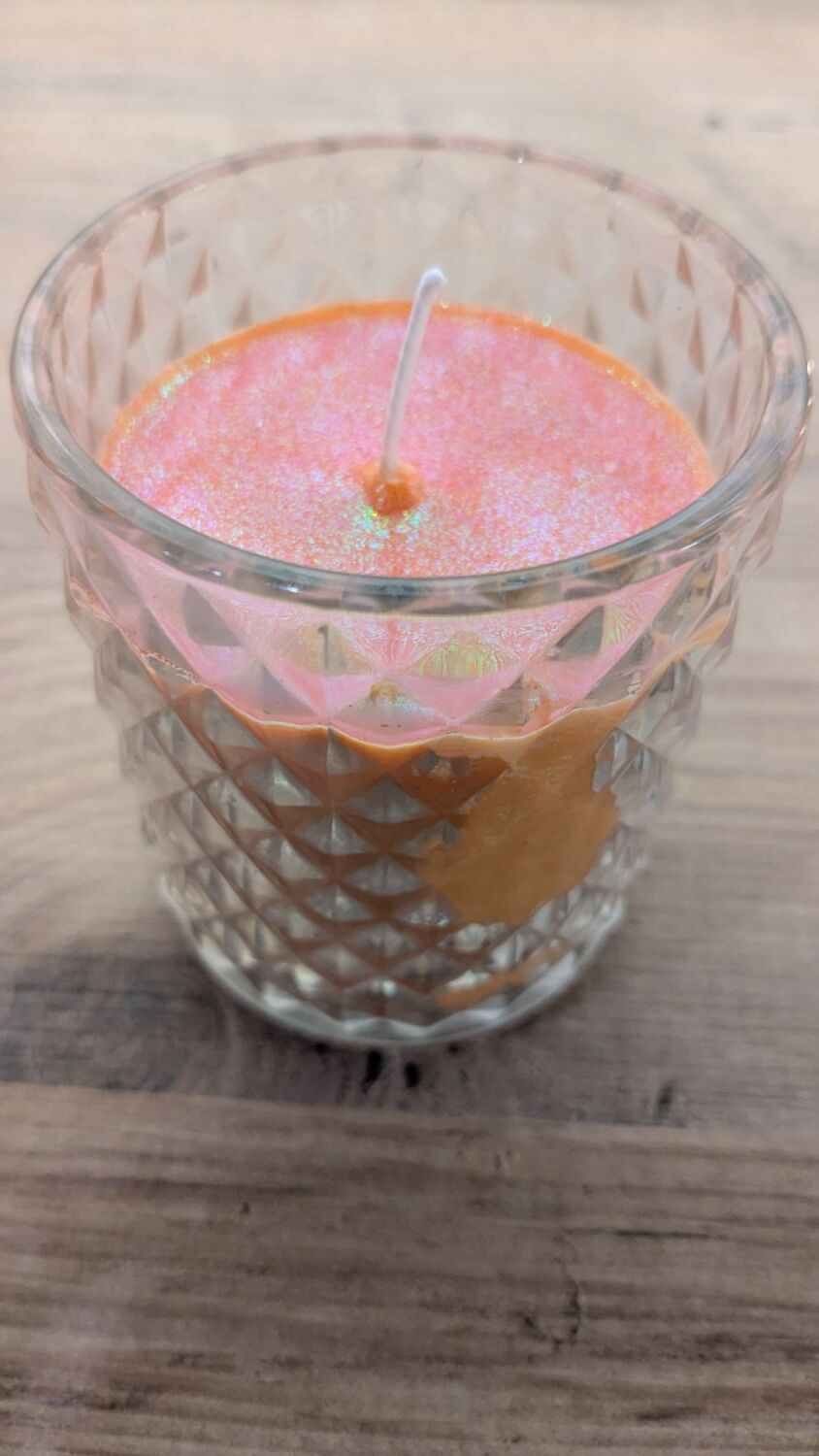 Bamboo Lidded glass candles- customizable