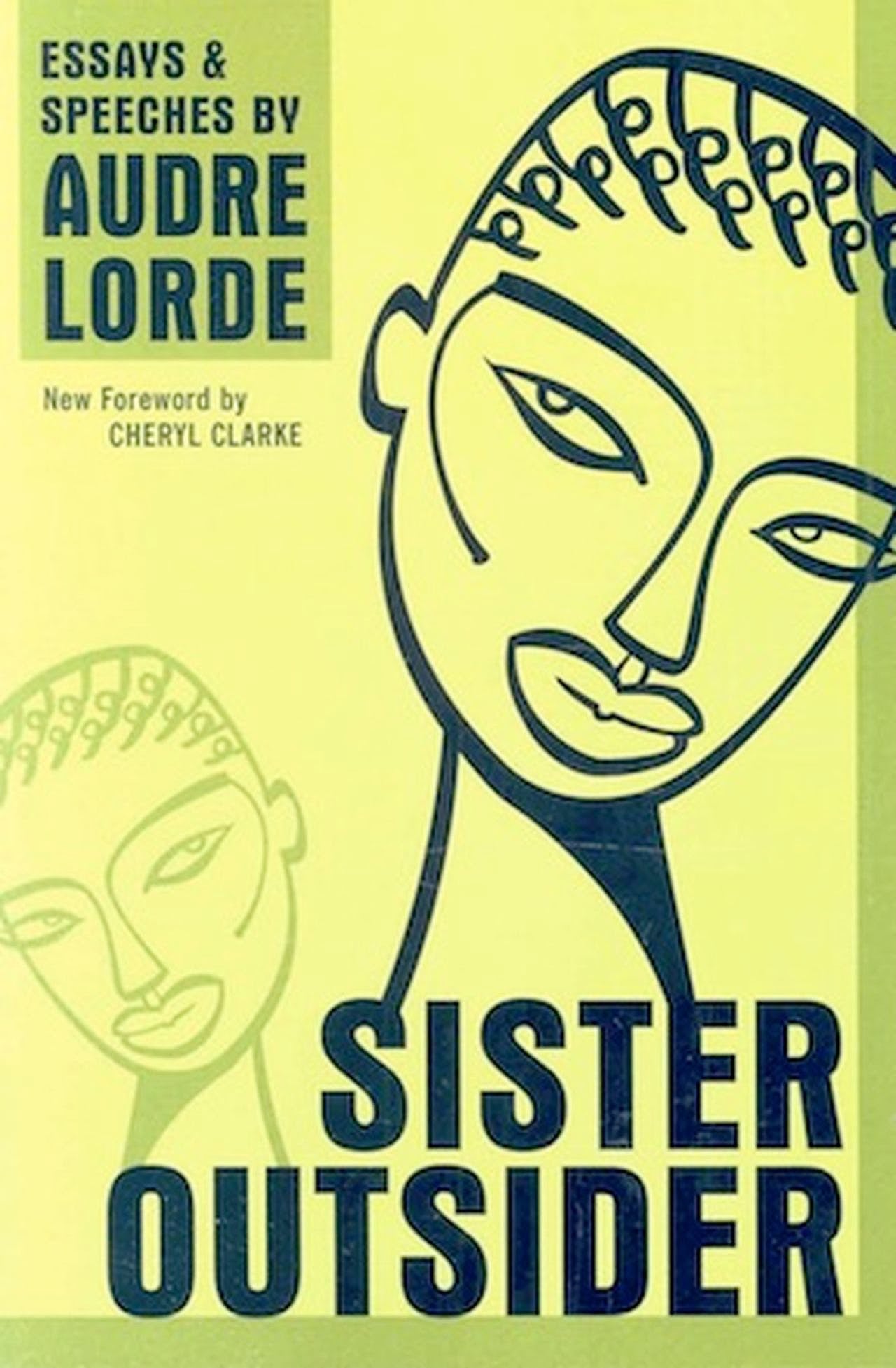 Book cover for Sister Outsider by Audre Lorde
