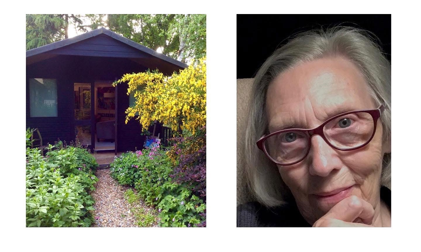 Photograph of Anne Wood and my Studio 