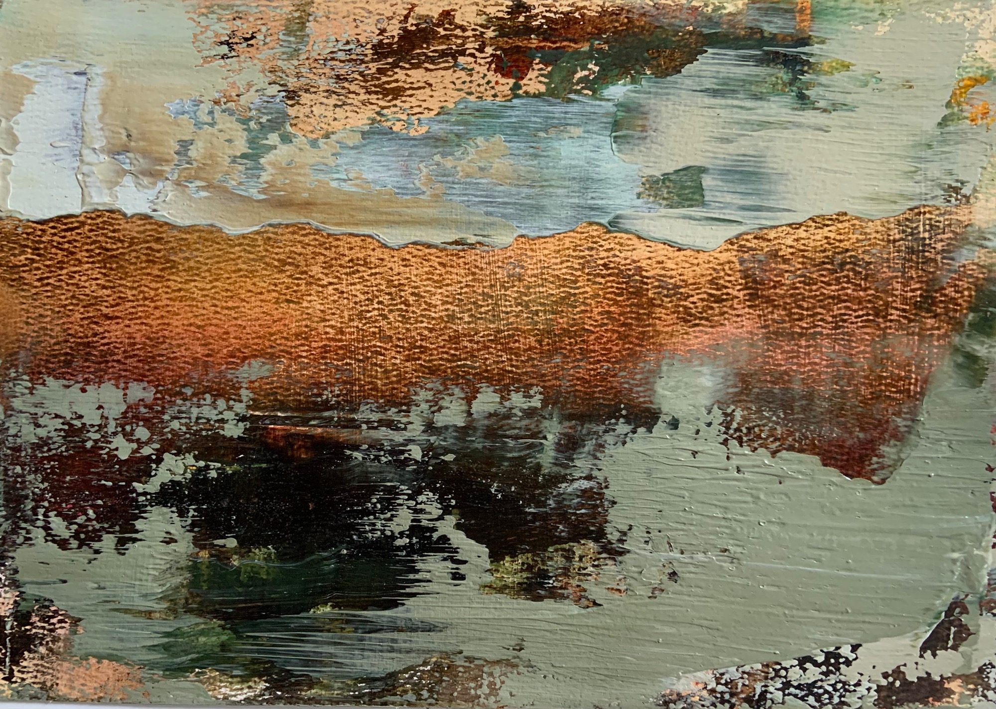Loosely painted landscape 