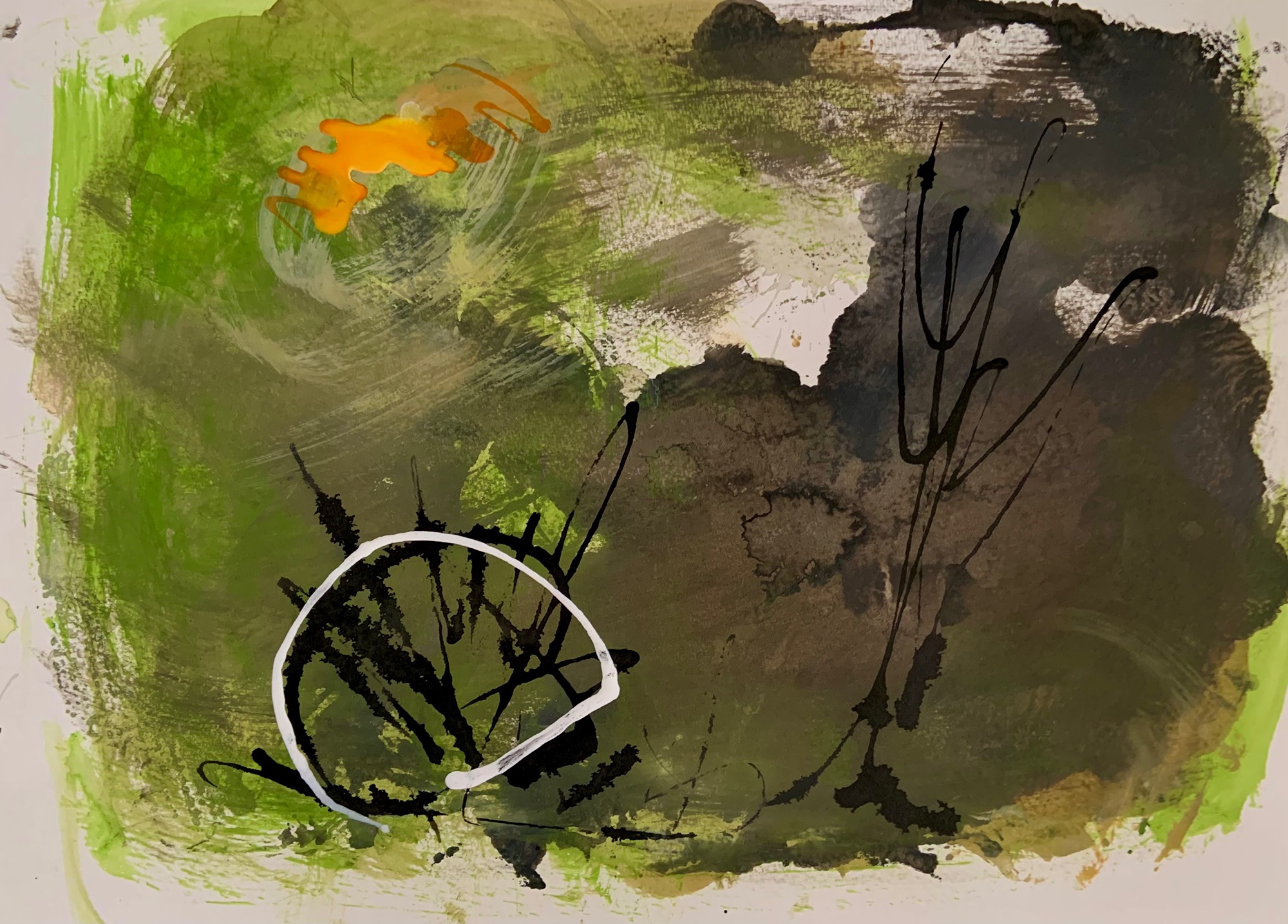 Multi coloured abstract 
