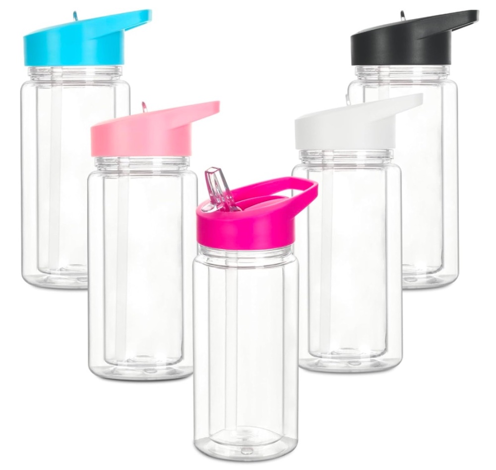 Personalised 10oz kids snow globe bottle