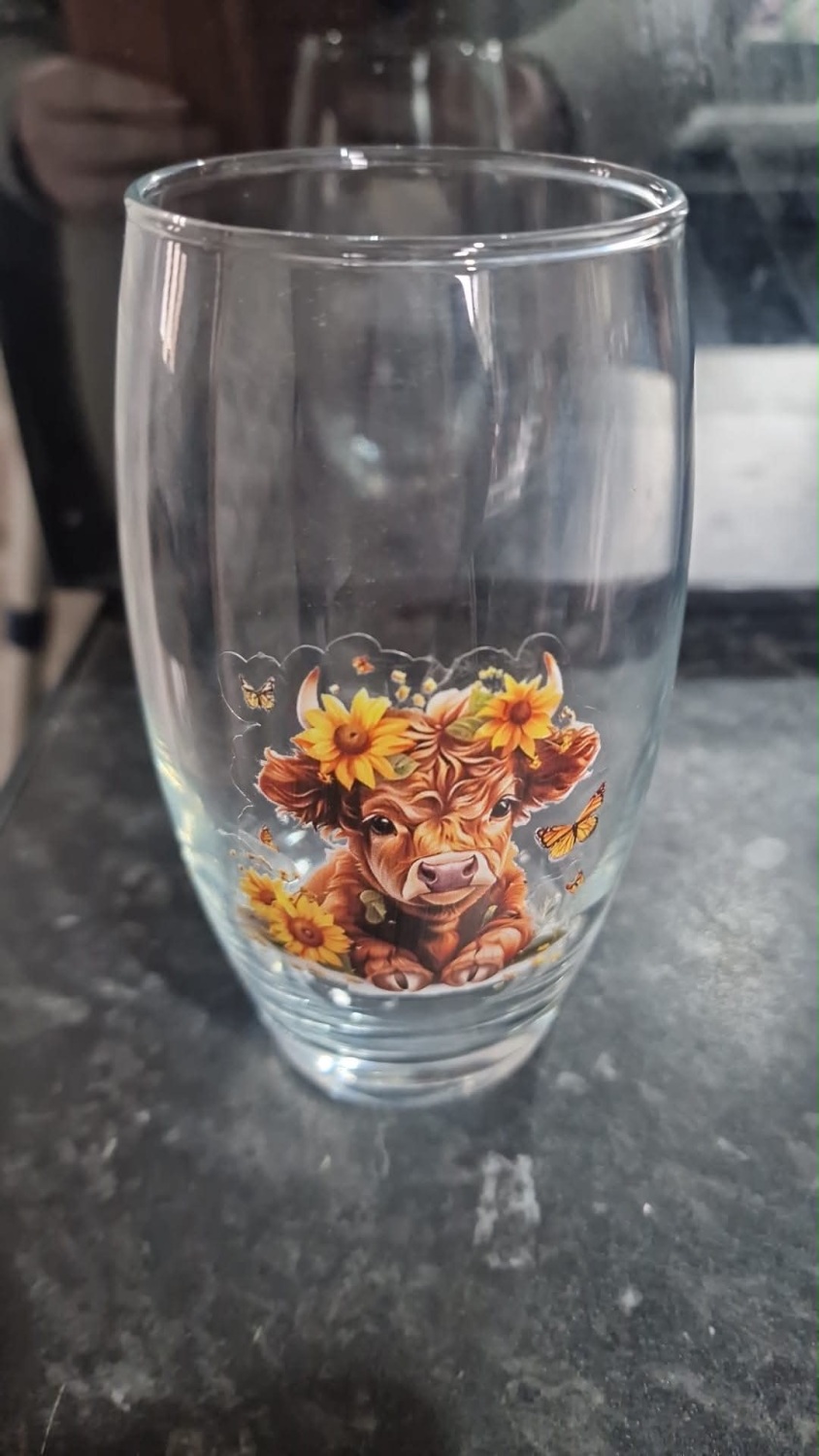 Rounded high ball glass