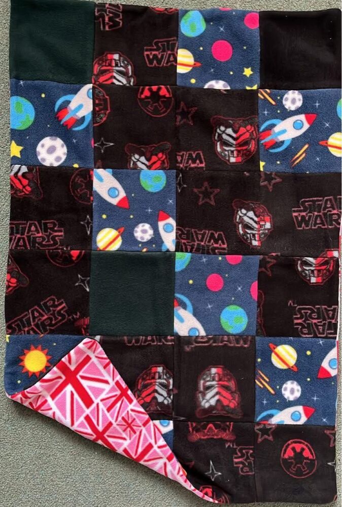Space/Star Wars Patchwork Blanket