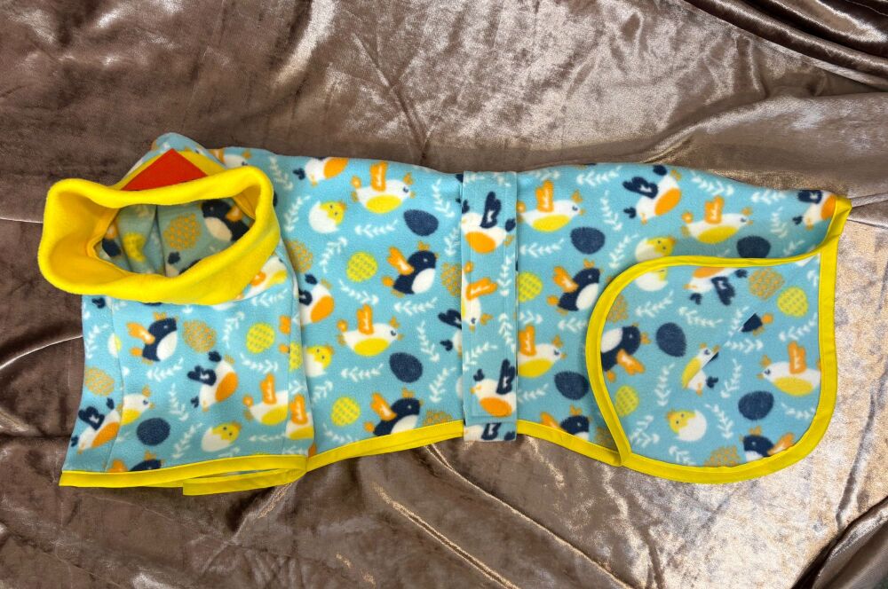 30 Inch Easter Chick (with added decoration on the polo neck) and Harness Hole