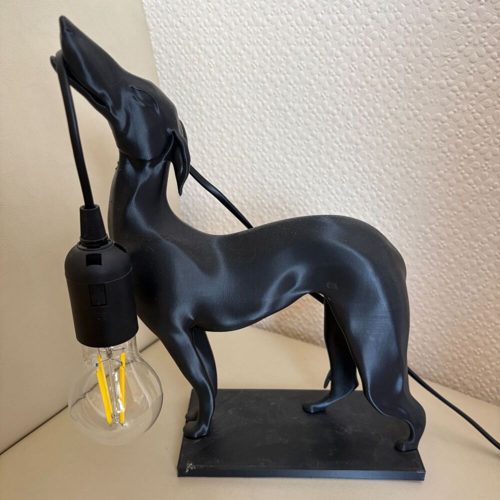 Greyhound Lamp - LED Bulb - Made by 3D Printing!!!