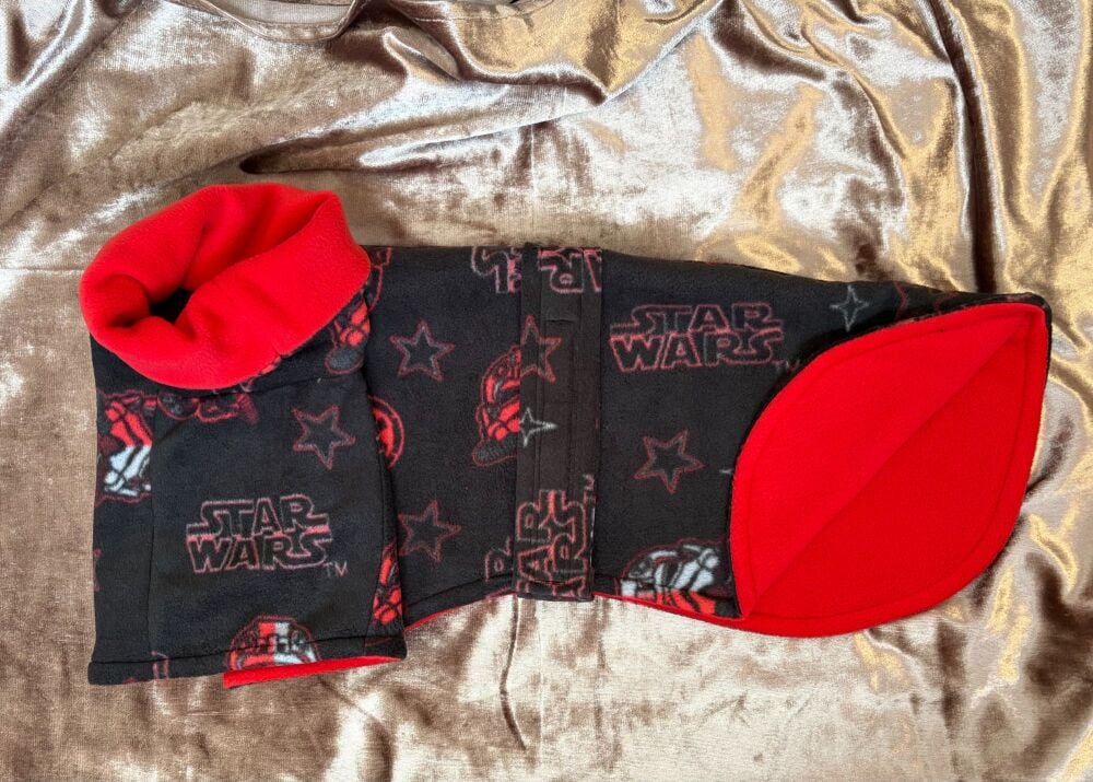 26 Inch Double Layer Star Wars Fleece with Long Snood Neck
