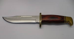 Hunting knife with broken tip 4