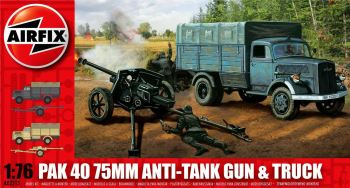 Airfix A02315   PaK 40 75mm Anti-Tank Gun & Truck