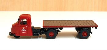 Oxford Diecast 76RAB007   Post Office Scammell Scarab & Flatbed Trailer