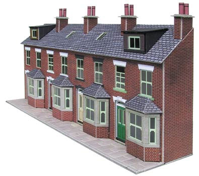 PN120  L/R terrace house fronts (Brick)