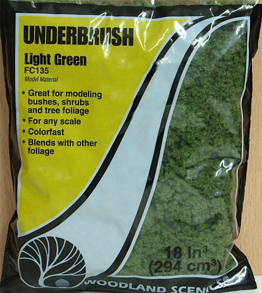 Woodland Scenics FC135  Underbrush  Light green