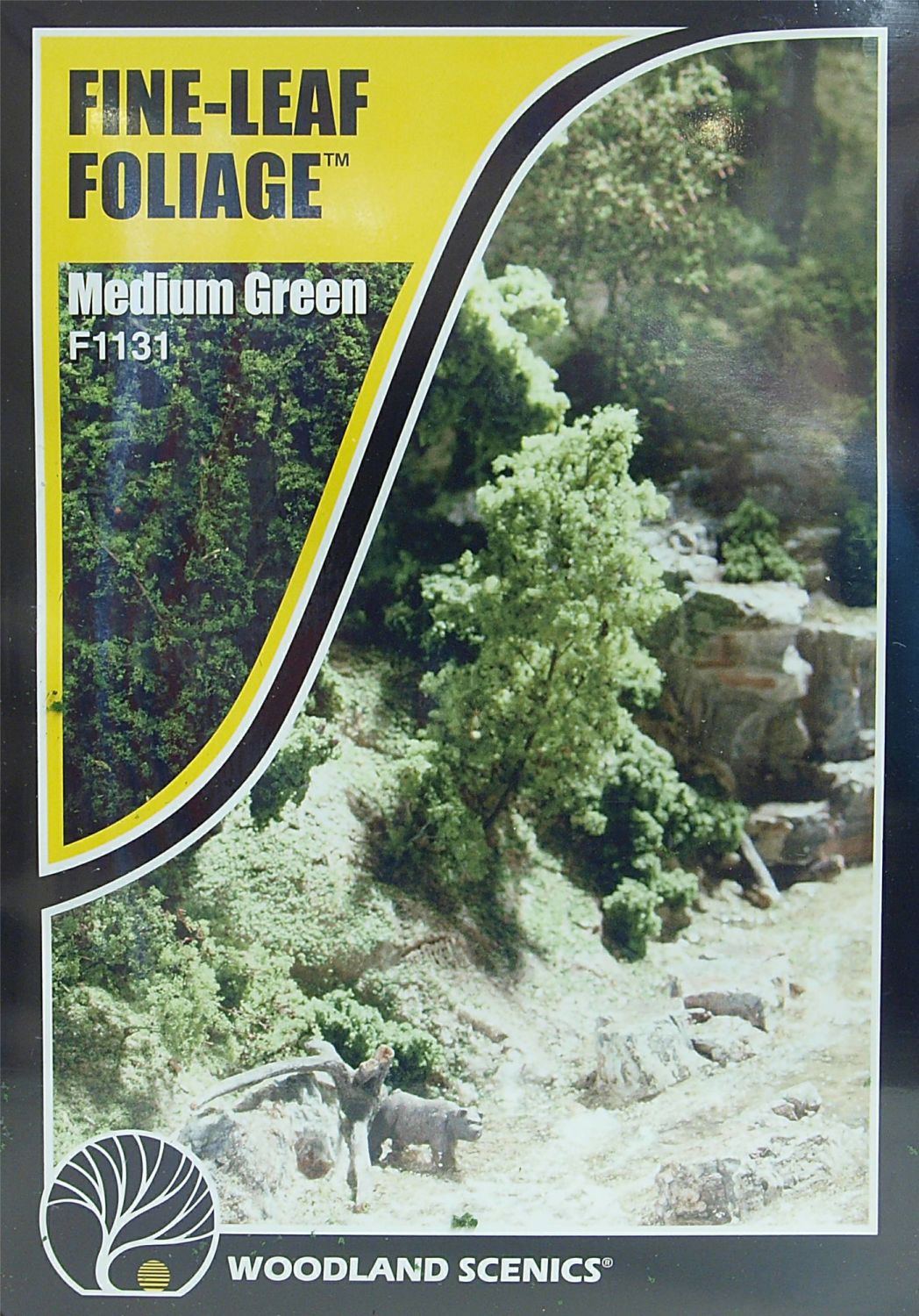Woodland Scenics F1131  Fine-Leaf Foliage (Medium Green)