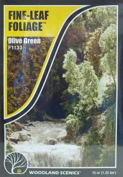 Woodland Scenics F1133  Fine-Leaf Foliage (Olive Green)