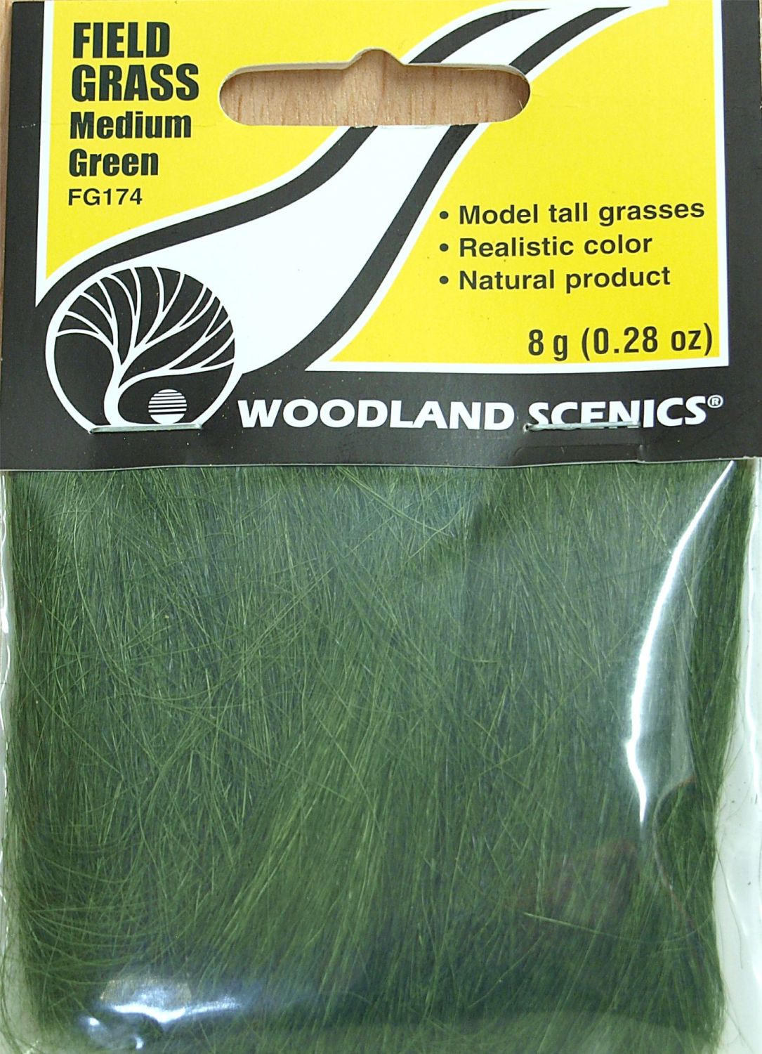 Woodland Scenics FG174  Field grass  (Medium green)