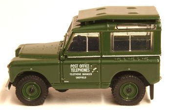 Oxford Diecast 76LR2S003  Land Rover Series II Swb Hard Top Post Office Telephone