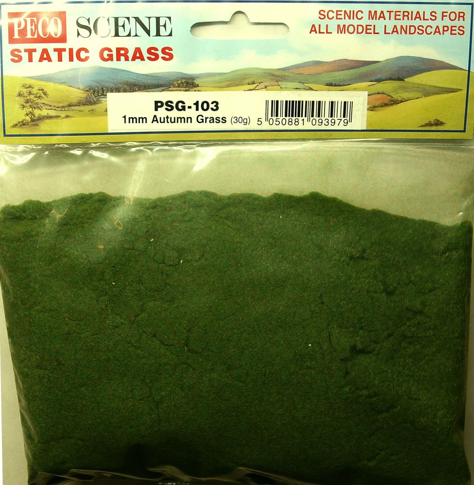 Peco Scene PSG-103  Static Grass 1mm Autumn grass