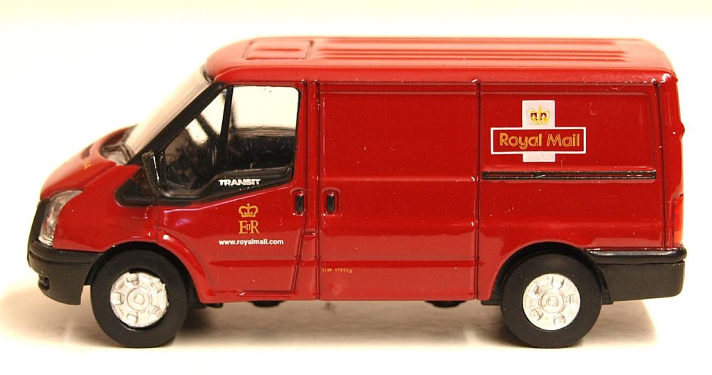  Oxford Diecast 76FT002  Royal Mail New Ford Transit Van (L.Roof) - 1:76 Sc