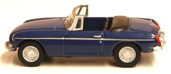 Oxford Diecast 76MGB008  MGB Roadster Mineral Blue