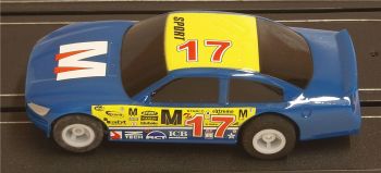 Scalextric G2157   MICRO US Stock Car - Blue 17 (1:64)