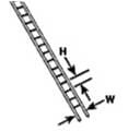 Plastruct 90672 (LS-4)  Ladders x1 pair