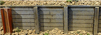 Chooch Enterprises 8608  Flexible Small Timber Retaining Wall