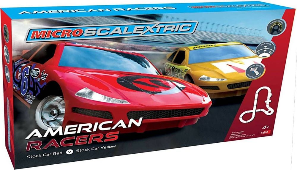 Scalextric G1098  American Racers Micro Scalextric Set