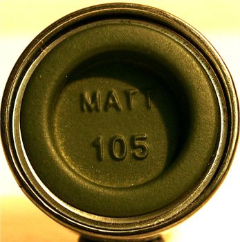 Humbrol 105  (Matt) Enamel  Marine Green AA1167