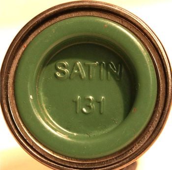 Humbrol 131  (Satin) Enamel  Mid Green  AA1448