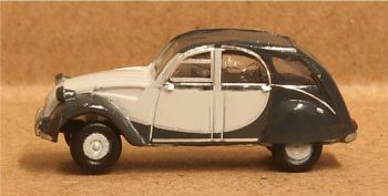Oxford Diecast NCT006  Citroen 2CV Charleston Two Tone Grey
