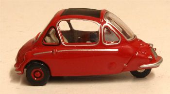 Oxford Diecast 76HE002  Heinkel Kabine Spartan Red